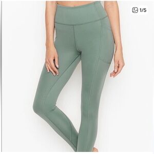 Flow On Point Essential High Rise Pockeg Leggkims Seafoam